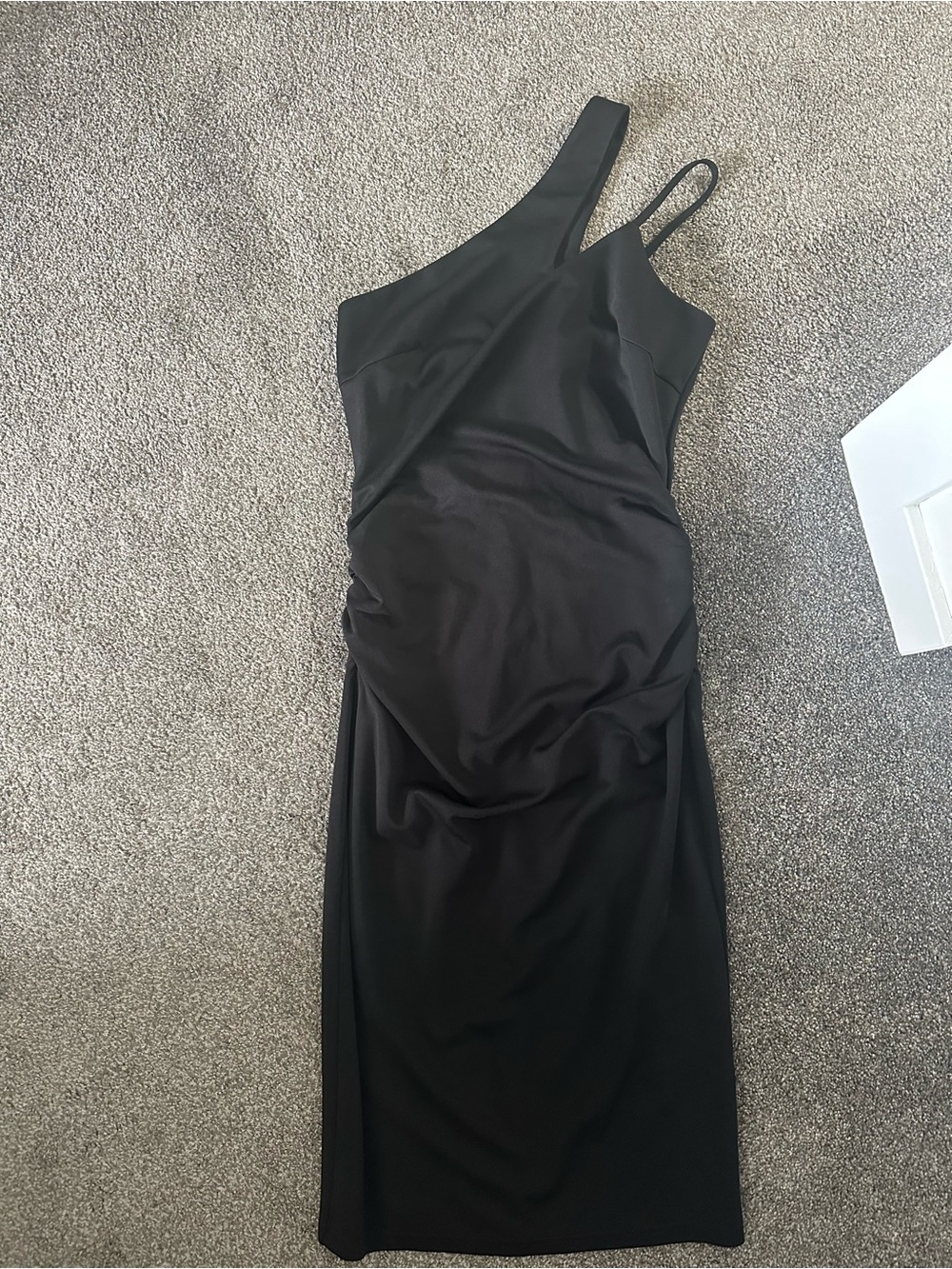 Grace Karin One-Shoulder Black Cocktail Dress